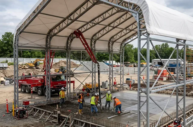 Protección para Frentes de Obra Civil y Vaciado de Concreto